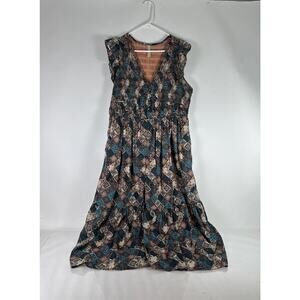 Anthropologie The Peregrine Midi Dress Size 1X *FLAWS*